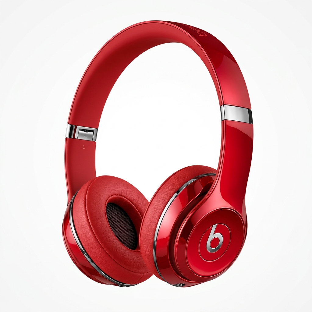 Fine Smile Red Beats Solo Headphone